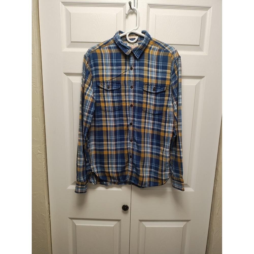 Lucky Brand Superior Quality Handcrafted Multicolor Long Sleeve Flannel 16/31